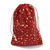 Gold Stamping Christmas Velvet Storage Bags ABAG-Q053-01A-03A-2