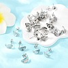 Non-Tarnish 304 Stainless Steel Oval Stud Earring Findings STAS-R063-39-5