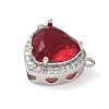 Brass Pave Cubic Zirconia Pendants KK-CBA74BF-01P-3