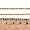 10Pcs 2MM 304 Stainless Steel Rope Chain Necklaces NJEW-G203-08G-5