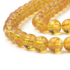 Synthetic Citrine Beads Strands X-G-S150-14-8mm-2