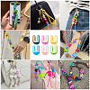 20Pcs UV Plating Opaque Acrylic European Beads OACR-TADJ0001-16U-6