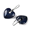 Natural Lapis Lazuli Dangle Earrings EJEW-C119-03P-05-3