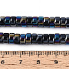AB Color Plated Opaque Glass Beads Strands GLAA-T026-3x6mm-P01-4