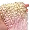 Transparent Painted Glass Beads Strands X1-DGLA-A034-T3mm-A25-2