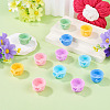 12Pcs 6 Colors Resin Basket Mini Model AJEW-TA0005-85-6