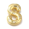 Brass with Cubic Zirconia Pendant X-KK-Q818-03S-G-1