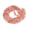 Ombre Effect Dyed Glass Beads Strands X-GLAA-Q106-05A-A09-2