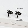 201 Stainless Steel Stud Earrings FS-WGB18B1-32-1