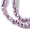 Electroplate Beads Strands EGLA-H104-01A-3