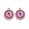 Golden Plated Alloy Enamel Charms LS-ENAM-Q437-12O-1