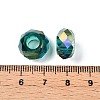 Transparent Glass European Beads GPDL-N005-D14mm-A10-3