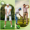 2Pcs 2 Colors Imitation Leather Golf Tees Storage Bags AJEW-CA0003-31-6