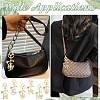 Alloy Rhinestone & Iron Keychain KEYC-YW00279-02-6