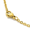 304 Stainless Steel Pendant Necklaces for Women Men NJEW-G123-04G-4