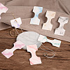 240Pcs 8 Colors Paper Necklace Display Cards CDIS-TA0001-14-12