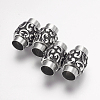 304 Stainless Steel Magnetic Clasps with Glue-in Ends X-STAS-F124-05AS-1