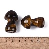 Natural Tiger Eye Mushroom Display Decorations G-Q602-03I-3