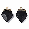 Faceted Glass Pendants G-S359-335-B01-2