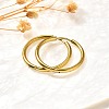 304 Stainless Steel Hoop Earrings for Women EJEW-M068-15F-G-2
