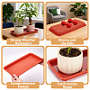 Plastic Planters Tray AJEW-WH0643-057-4