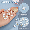 16Pcs 2 Styles Natural Baroque Pearl Pendants PALLOY-HS00047-4