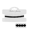 Natural Non-magnetism Hematite Bradided Bead Bracelets for Women Men ZJ6081-4-1