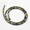 Natural African Turquoise(Jasper) Beads Strands X-G-D840-90-4mm-2
