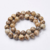 Natural Gemstone Beads Strands X-GSR12mmC016-3