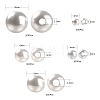 1700Pcs ABS Plastic Imitation Pearl Beads KY-LS0001-19-2