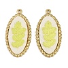 304 Stainless Steel & Embroidered Pendants SA-CBA1ED9-10G-1