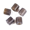 Natural Grey Agate European Beads G-P520-05B-1