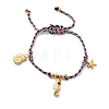 Ocean Series 304 Stainless Steel Charm Bracelets BJEW-K237-25B-G-4