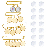 4Pcs 4 Styles Steel Kilt Pins DIY Jewelry Kits JEWB-FH00041-1