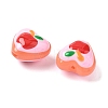 Baking Paint Glass Enamel Beads LAMP-D303-02G-2