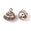 Electroplated Natural Shell Pendants BSHE-T015-05-2