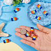 12Pcs Handmade Lampwork Beads LAMP-TA0001-75-6