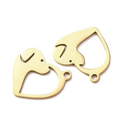 201 Stainless Steel Pendants STAS-F368-03A-G-1