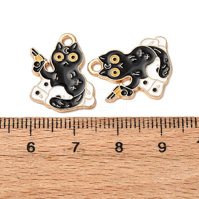 Alloy Enamel Pendants ENAM-B031-01A-1