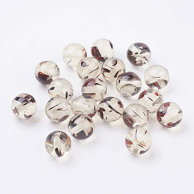 Imitation Amber Resin Beads X-RB660Y-7-1