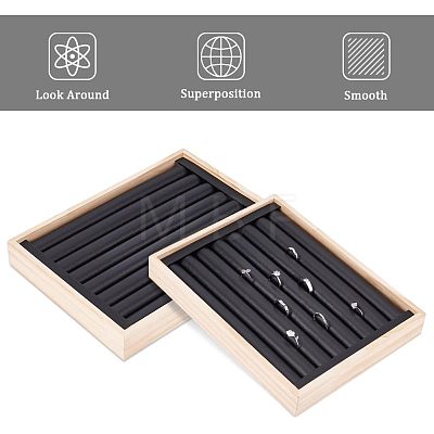 Wood Ring Display Boards RDIS-WH0009-008B-1