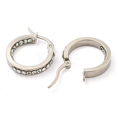 202 Stainless Steel Hoop Earrings EJEW-H003-42P-01-1