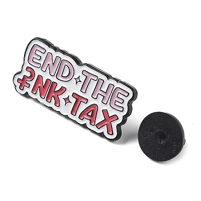 Word End The Tax Enamel Pins JEWB-Q034-01C-1