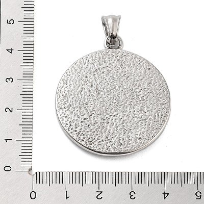 Titanium Steel Pendants STAS-S143-07A-1