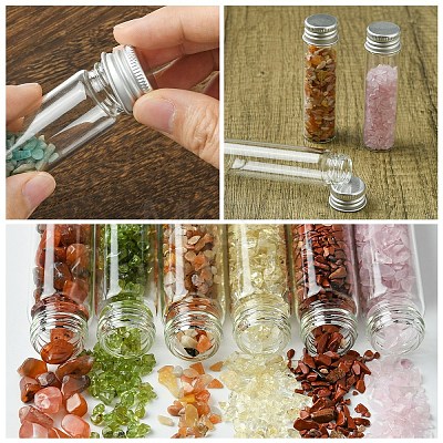 30Pcs Empty Glass Bead Storage Tubes AJEW-YW0001-16A-1