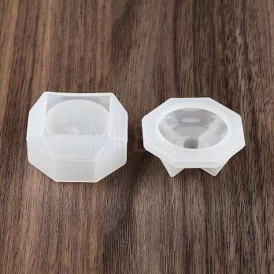 Octagon DIY Candle Cup Silicone Molds DIY-Q037-10A-1