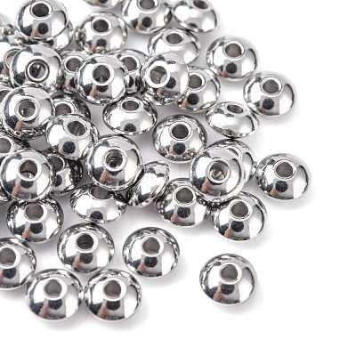 Rondelle 304 Stainless Steel Beads STAS-N044-17-1