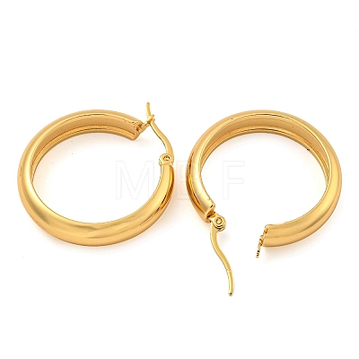 202 Stainless Steel Hoop Earrings X-EJEW-H003-38G-04-1