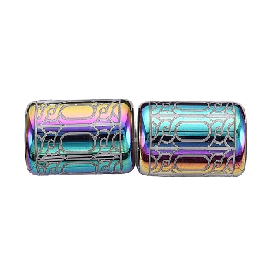 Electroplate Glass Beads EGLA-Q137-01A-O03-1