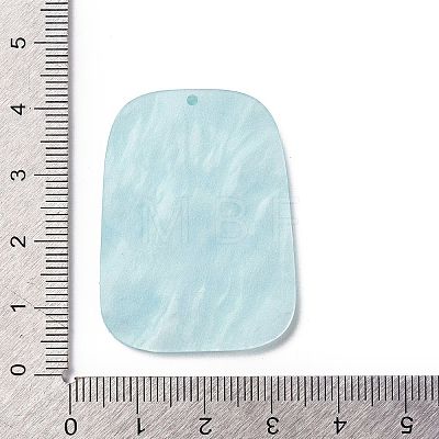 Opaque Acrylic Pendants OACR-A031-01C-1